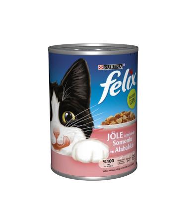 FELIX Canned Adult Cat Food with Salmon and Trout 400 gr