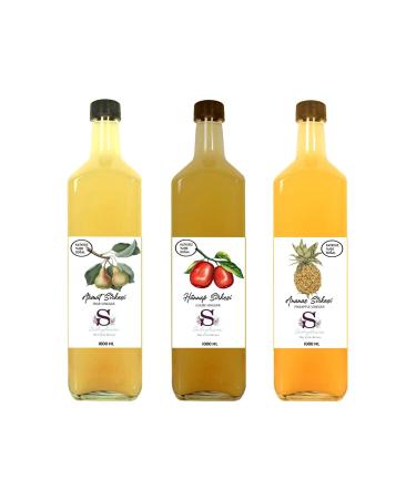 S heylaana Natural Pear Jujube and Pineapple Vinegar 1000 Ml