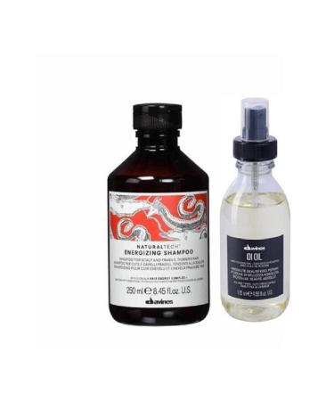 Davines Energizing Shampoo 250ml+o Oil - Hair Care Oil for All Hair Types 135 Ml.182