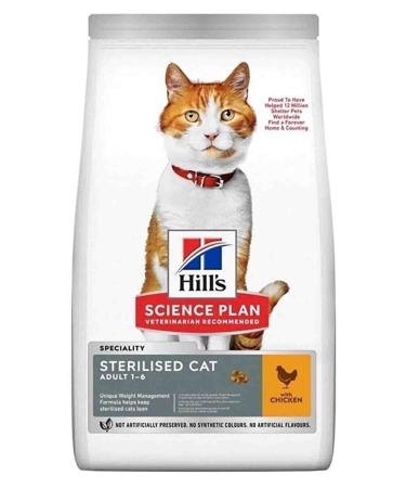 Hill's SCIENCE PLAN Chicken Sterilized Adult Cat Food 1.5kg - Buy Online on GoSupps.com