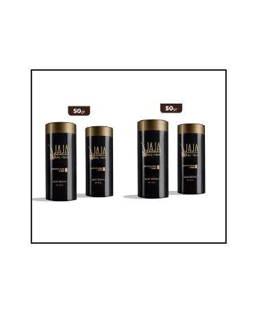 Jaja Hair Fiber Dark Brown 50 Gr X 4 Pieces - Buy Online on GoSupps.com