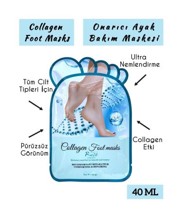 Roesia Rose Cosmetics Rose Sock Type Foot Peeling Mask and Foot Peeling Mask