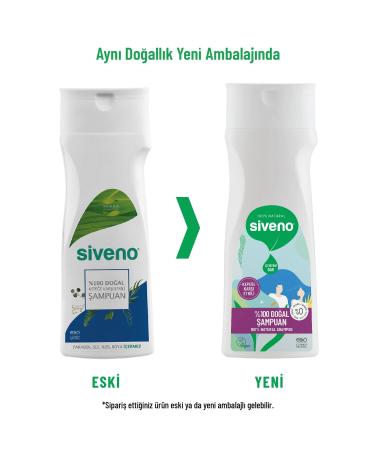 Siveno 0 Natural Anti-Dandruff Shampoo Daily Care Oily Hair Tea Tree Wintergreen Vegan 300 ml - Buy Online on GoSupps.com