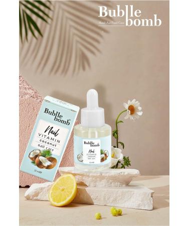 BUBBLEBOMB Nail Care Oil 20ml Coconut Scented - Buy Online on GoSupps.com