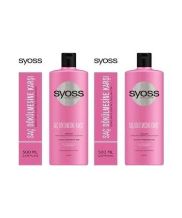 Syoss Shampoo Against Hair Loss 500 ml 2 Pieces