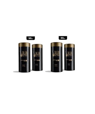 Jaja Hair Fiber Powder Keratin Black 50 gr X 4 Pcs