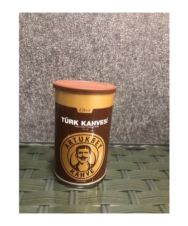 ARTUKBEY COFFEE Artukbey 250 Gr Tin Box Plain Turkish Coffee