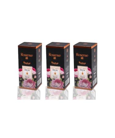 Rosense Moisturizing Nourishing Rose and Jojoba Oil Skin Care Oil 30ml 3 Pieces - Buy Online on GoSupps.com