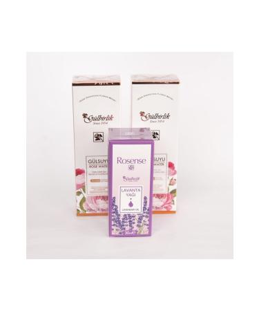 Rosense G lbirlik Natural Rosewater 250 ml Buy 2 Pieces and Get Lavender Oil 30 ml as a Gift