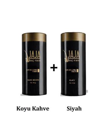 Jaja Hair Fiber Dark Brown & Black 50 gr X 2 Special Set