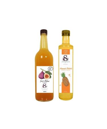 S heylaana Natural Fig Vinegar 750 Ml Natural Pineapple Vinegar 500ml