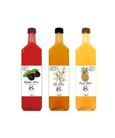 S heylaana Natural Oleaster Blackberry and Pineapple Vinegar 1000 Ml