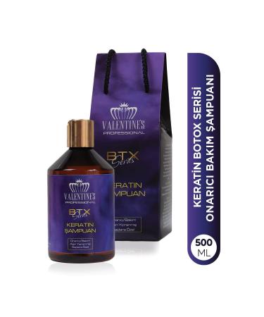 VALENTINES PROFESSIONAL Keratin Botox Revitalizing Care Repair Shampoo Volume Full Hair
