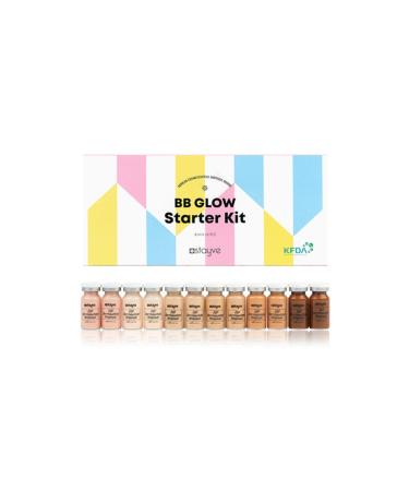 Stavye Bb Glow Stayve Starter Set Permanent Foundation 8ml X 12 Bottles (5 Different Tones)