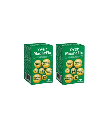 Dr over Magnefix Magnesium L-threonate Bisglycinate Malate Citrate Vit C D3 B6 Containing Food Supplement 2 Boxes
