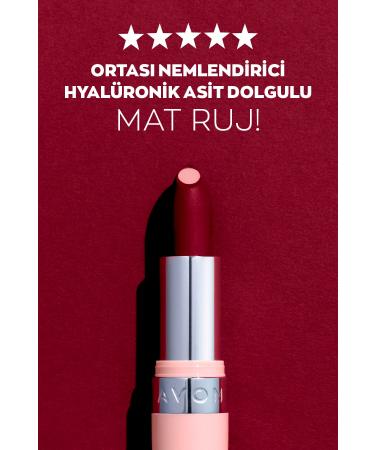 Avon Hydramatic Matte Lipstick Garnet 2 Pack + Lovider Pocket Mirror Gift - Buy Online on GoSupps.com