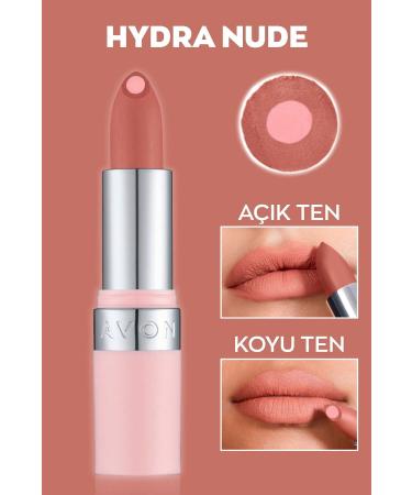 Avon Hydramatic Matte Lipstick Nude 2 Pack + Lovider Pocket Mirror Gift - Buy Online on GoSupps.com