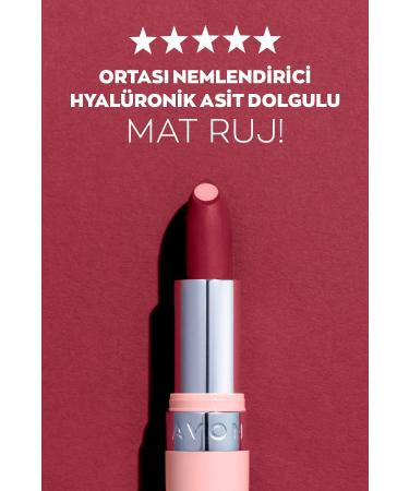 Avon Hydramatic Matte Lipstick Rosy 2 Pack + Lovider Pocket Mirror Gift - Buy Online on GoSupps.com