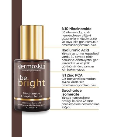 Dermoskin Be Bright Serum for Minimizing the Appearance of Pores and Especially Acne Spots 30 ml - Buy Online on GoSupps.com