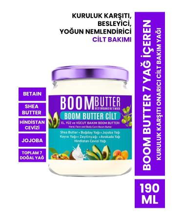 BOOM BUTTER 7 Oil Anti-Dryness Repairing Skin Care Oil 190 ml