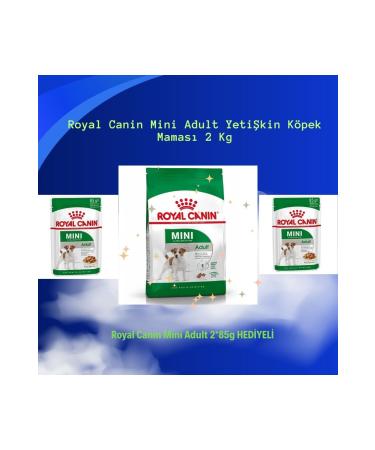 Royal Canin Mini Adult Adult Dog Food 2 Kg +2*85g Mini Adult Wet Food