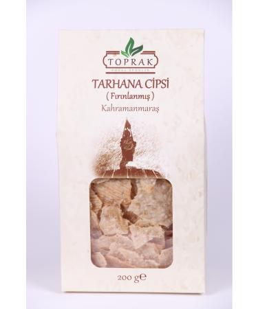 Toprak Natural Tarhana Chips Baked 200 G - Tarhana for Snacks - Kahramanmara Tarhana
