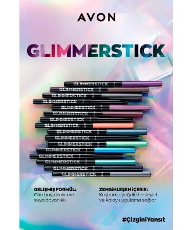 Avon Glimmersticks Lift Eyeliner Cherry Red 2 Pack + Lovider Pocket Mirror Gift - Buy Online on GoSupps.com