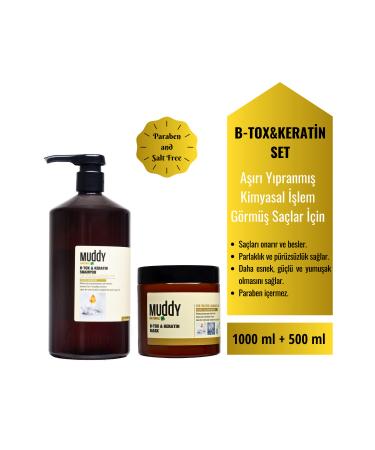 Muddy B-tox &kerat n Shampoo And Mask