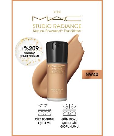 Mac Studio Radiance Serum-powered Luminous Finish Skincare Foundation - Nw40 - 30ml