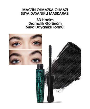 Mac Black Mascara - In Extreme Dimension Waterproof Mascara Dimensional Black 13 g 773602332793