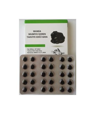 MUMIA SUPPLEMENTARY FOOD CONTAINING MUMIO Mumiyo Tablet 30 PIECES MUMIA SUPPLEMENTARY FOOD CONTAINING MUMIO
