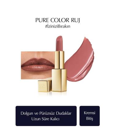 Estee Lauder 862 Untamable Creamy Lipstick - Pure Color Creme Lipstick Creamy Satin Finish - 3.5gr GK RN569