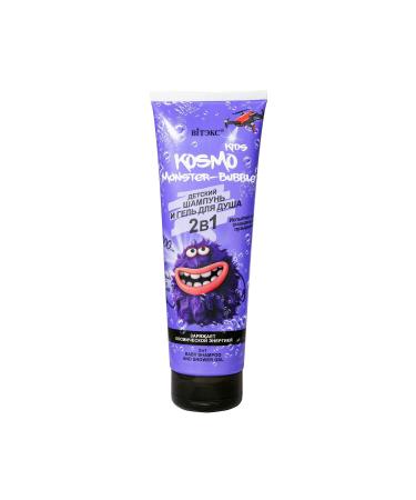 Vitex Cosmetics Vitex Kosmo Kids MONSTER-BUBBLE 3+ Years Old Children's Shampoo and Shower Gel 2in1 (250 ml)