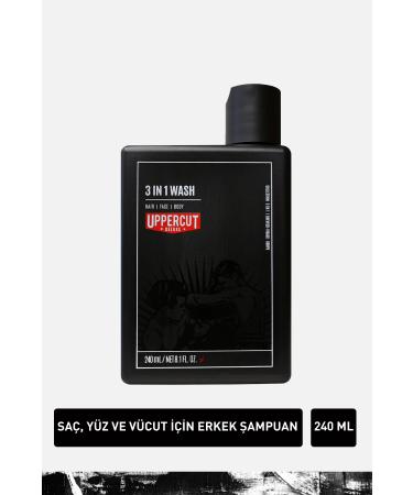 Uppercut Deluxe 3 In 1 Wash 240ml - 3 in 1 Shampoo