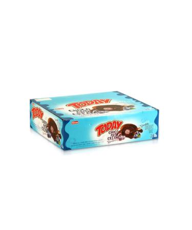 Elvan Today Double Choco And Cream Blueberry 50 Gr. 24 Pieces (1 Box) - Buy Online on GoSupps.com
