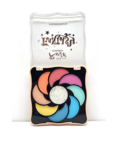 Rose 9 Eyeshadow Palette Glitter