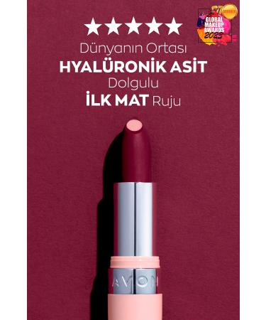 Avon Hydramatic Matte Lipstick Plum 2 Pack + Lovider Pocket Mirror Gift - Buy Online on GoSupps.com