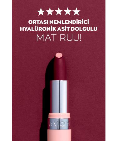 Avon Hydramatic Matte Lipstick Ruby 2 Pack + Lovider Pocket Mirror Gift - Buy Online on GoSupps.com