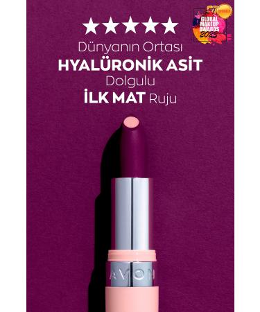 Avon Hydramatic Matte Lipstick Purple 2 Pack + Lovider Pocket Mirror Gift - Buy Online on GoSupps.com