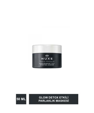 Nuxe Masque Detoxifiant + Eclat Insta-Masque - Brightening Detox Active Carbon Mask 50 ml