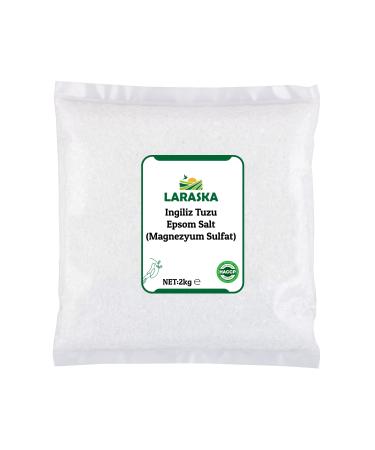 Laraska English Salt - Epsom Salt - Edible Magnesium Sulphate 2kg - Edible Epsom Salt 2kg