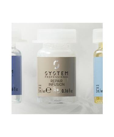Davines Wella System Professional Repair R+ Infusion Repair Serum for Extremely Damaged Hair 20x5ml