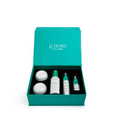 Le D sire Cosmetics Le D sir Set Collection 5-Pack Box (Face Wash Foam/Face Toner/Eye Serum/Day Cream/Night Cream)
