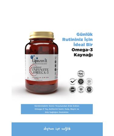LIPOZOVIT Liposomal Infinite Omega-3 60 Capsules - Buy Online on GoSupps.com