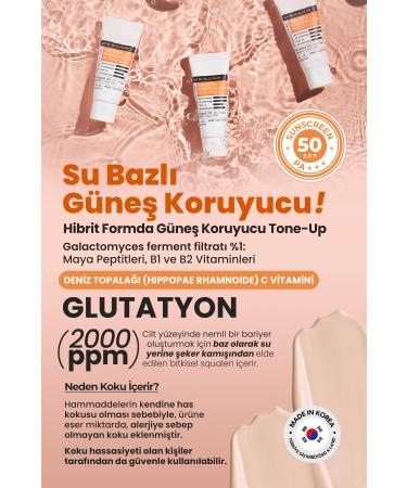 DERMA FACTORY Peach Tone Even-Tone Waterproof Vegan Sun Cream Derma Factory Waterful Sun Cream 50GR - Buy Online on GoSupps.com