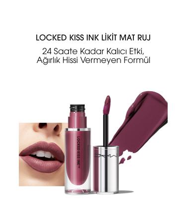 Mac Locked Kiss Ink 24 Hour Waterproof Liquid Matte Lipstick - Opulence 4 ml