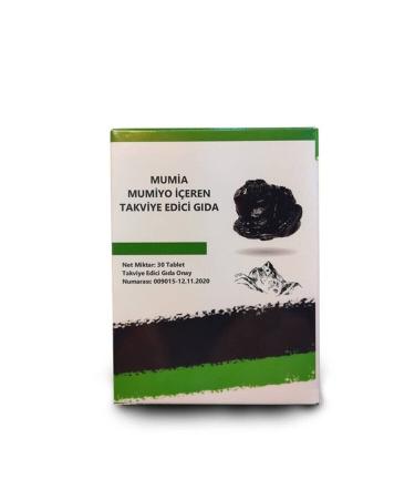 MUMIA SUPPLEMENTARY FOOD CONTAINING MUMIO Mumiyo Tablet 30 PIECES MUMIA SUPPLEMENTARY FOOD CONTAINING MUMIO - Buy Online on GoSupps.com