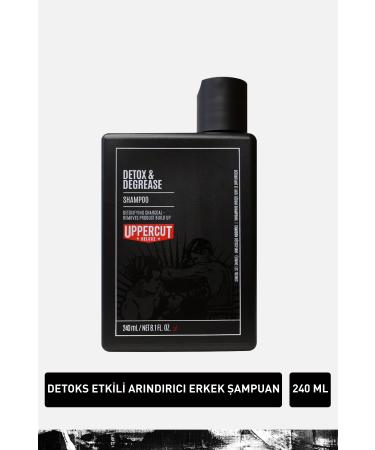 Uppercut Deluxe Uppercut Detox And Degrease Shampoo - Detox Effective And Oil Purifying Shampoo 240 ml