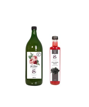 S heylaana Natural Rose Vinegar 2000 ml - Natural Black Rice Vinegar 500 ml