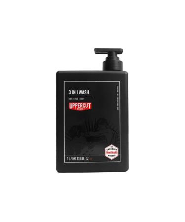 Uppercut Deluxe 3 in 1 Wash 1L - 3 in 1 Shampoo - Buy Online on GoSupps.com